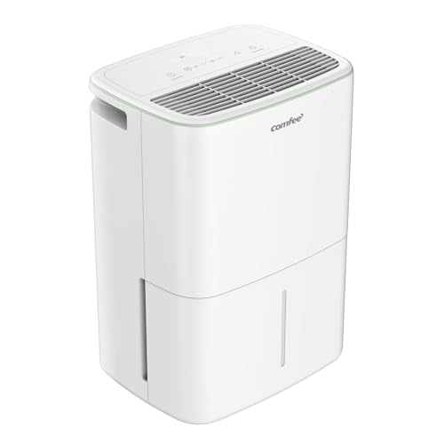 Luftentfeuchter, Dehumidifier 10 L/24 hr, Room Size Approx. 50 m³ (20 m²), LED Display
