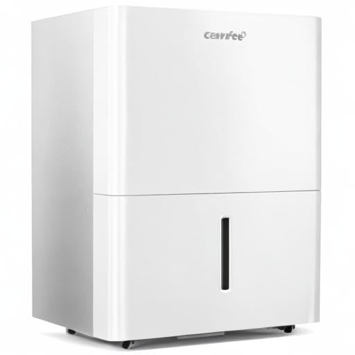 Luftentfeuchter, Dehumidifier 10 L/24 hr, Room Size Approx. 50 m³ (20 m²), LED Display