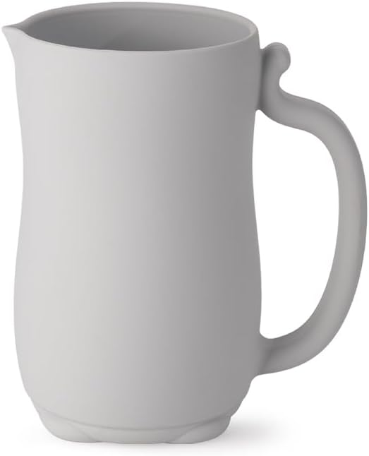 Baby Bath Rinse Cup, Silicone Shampoo Rinse Cup with 2 x Scalp Brushes for Toddlers and Children (Grey)