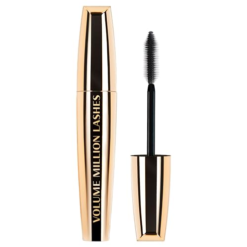 L'Oréal Paris Mascara, Wimperntusche für extra Definition und extra Volumen, Black (Schwarz), 1 x 10,7 ml