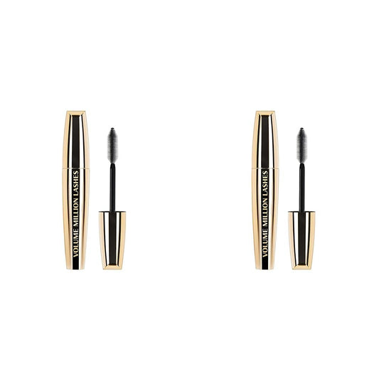 L'Oréal Paris Mascara, Wimperntusche für extra Definition und extra Volumen, Black (Schwarz), 1 x 10,7 ml