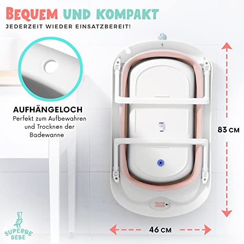 Faltbar Baby Badewanne Mit Rutschfestem Badewannensitz