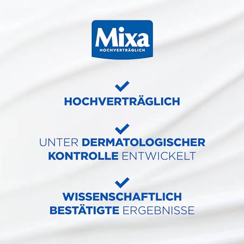 Mixa Urea hauterneuernde Creme mit Urea & Niacinamide, für trockene und raue und unebene Haut, repariert und glättet, Feuchtigkeitspflege für Hände und Gesicht