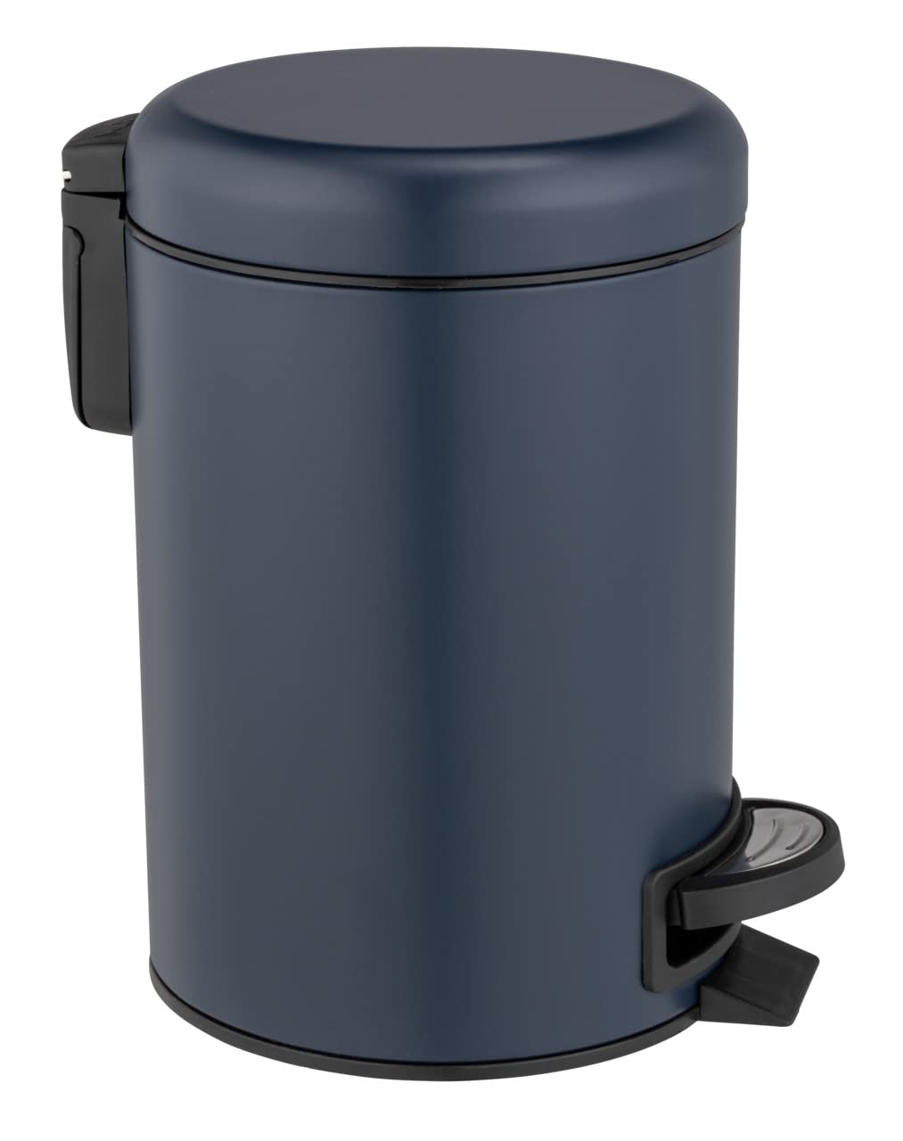 WENKO Leman Cosmetic Pedal Bin Matte Gold 3 L – Cosmetic Bin, Rubbish Bin with Anti-Fingerprint Capacity: 3 litres, stainless steel, 17 x 25 x 22.5 cm, gold