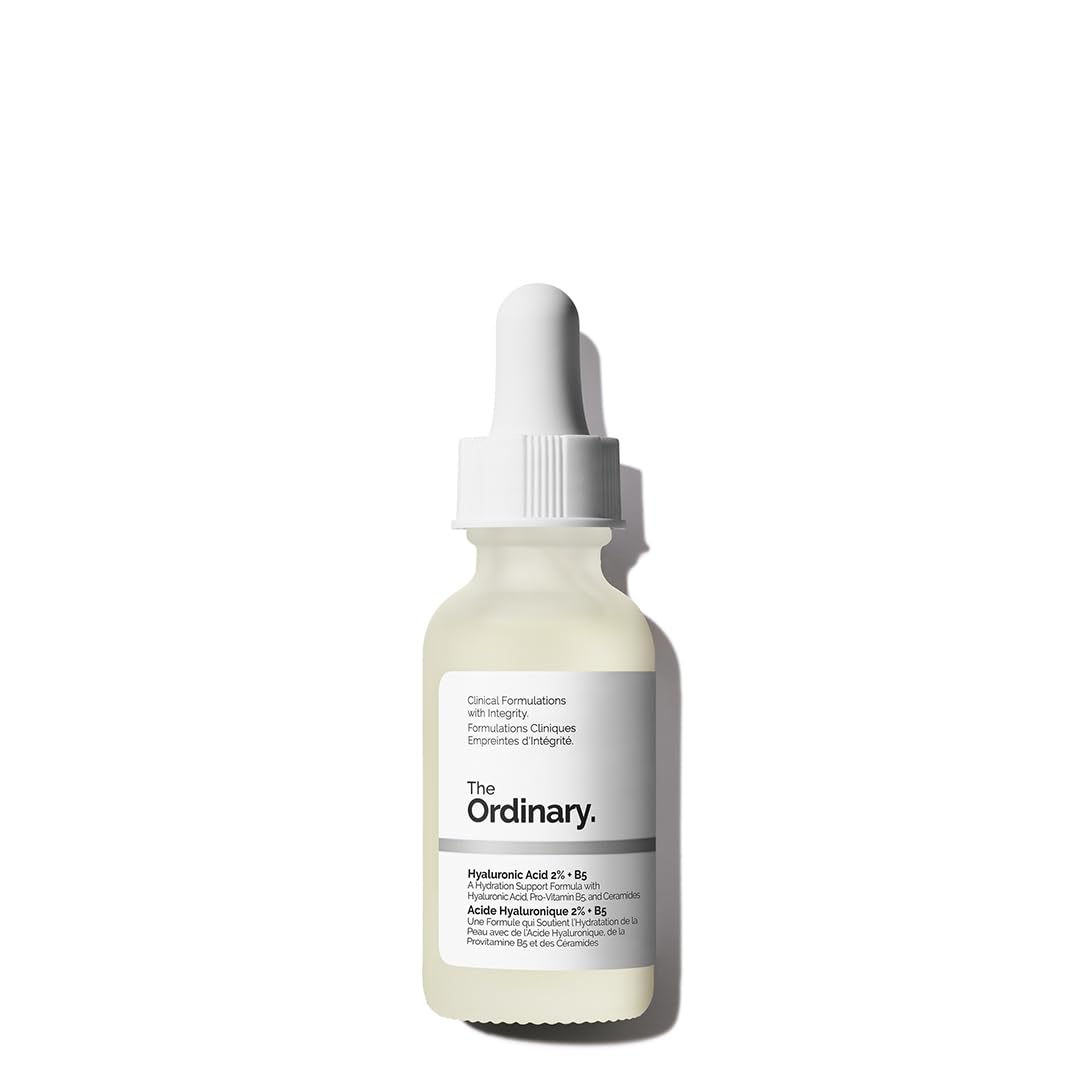 The Ordinary Hyaluronic Acid 2% + B5 (mit Ceramiden), Tiefenwirksames Hydrationsserum für vitalere, glattere Haut, 30ml