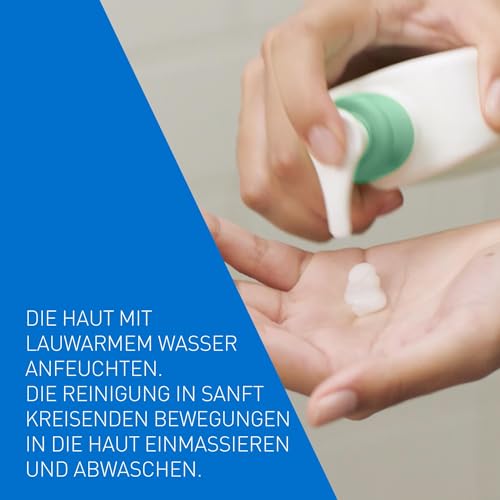CeraVe Schäumendes Reinigungsgel und Feuchtigkeitslotion, Mit Hyaluronsäure, Für Gesicht und Körper, Ohne Duftstoffe, Auch bei Neurodermitis und Allergien, 473 ml + 88 ml