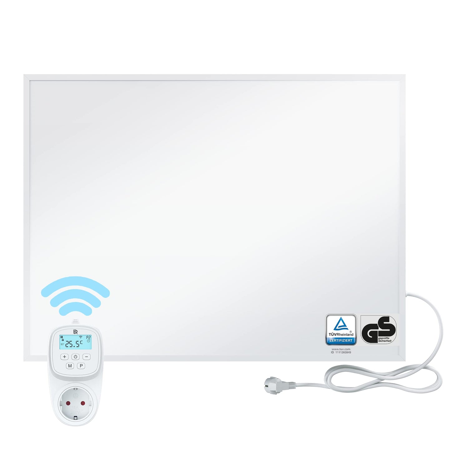 BR Bringer Infrared Heater, 600 watt, Infrared Electric Heater, Energy-Saving, TÜV GS, German Quality Brand