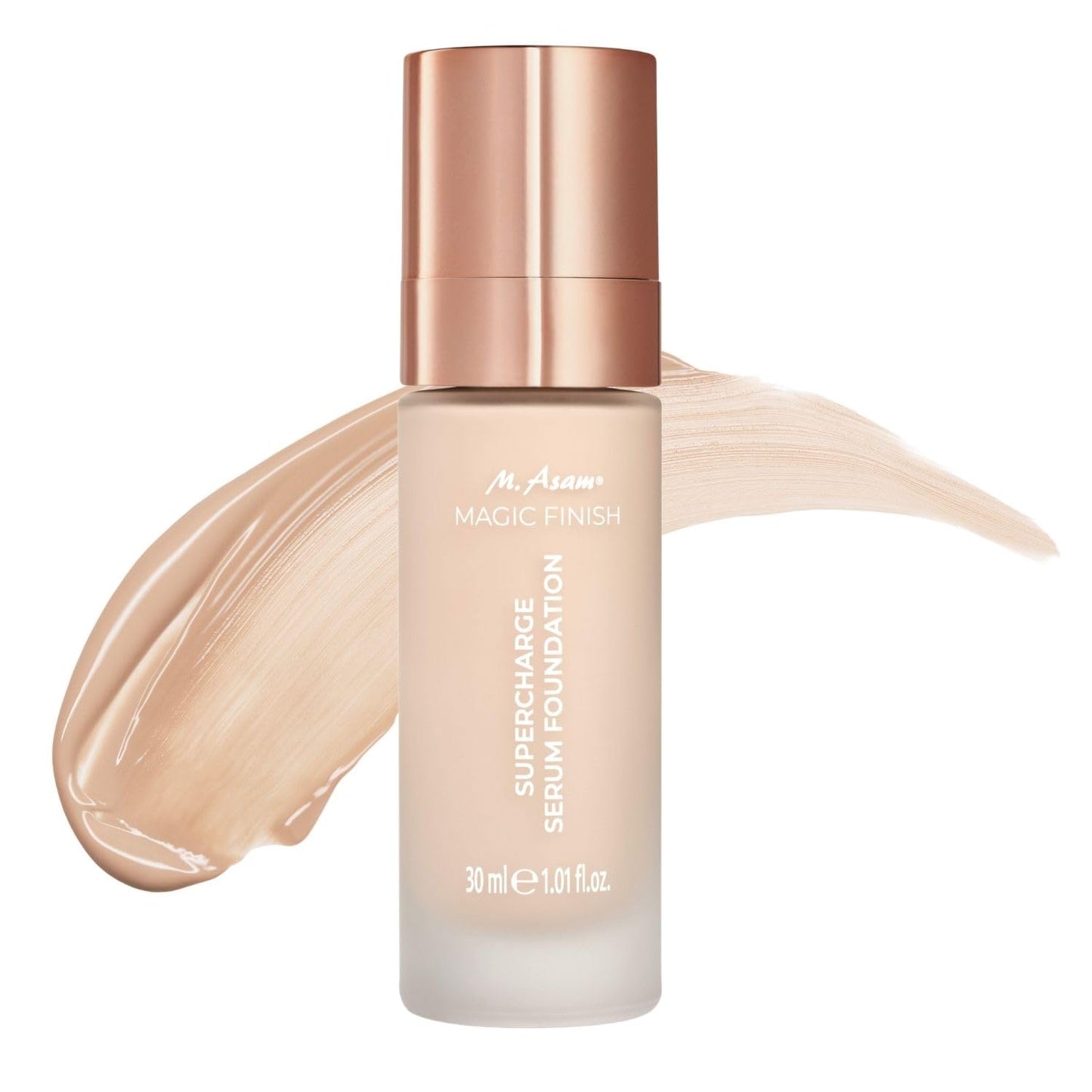 MAGIC FINISH Supercharge Serum Foundation Creamy Nude – Feuchtigkeit spendende Foundation & straffendes Gesichtsserum in Einem, Anti-Aging Make-up