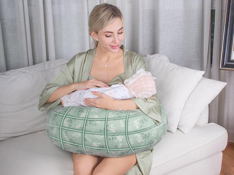 Chilling Home 2-in-1 Nursing Pillow, XXL Pregnancy Pillow, Side Sleeper Pillow for Baby, Pregnancy Pillow