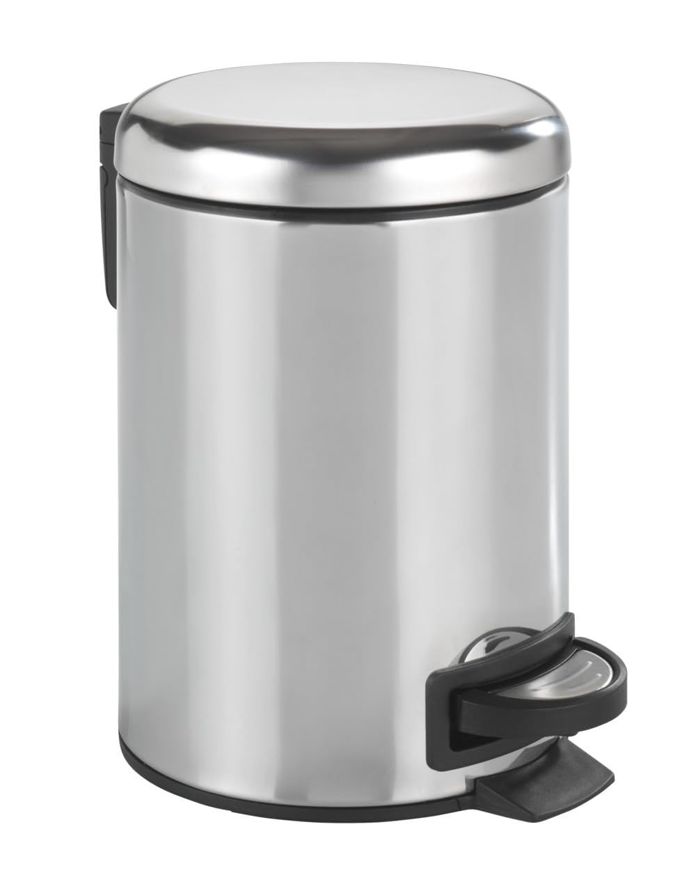 WENKO Leman Cosmetic Pedal Bin Matte Gold 3 L – Cosmetic Bin, Rubbish Bin with Anti-Fingerprint Capacity: 3 litres, stainless steel, 17 x 25 x 22.5 cm, gold