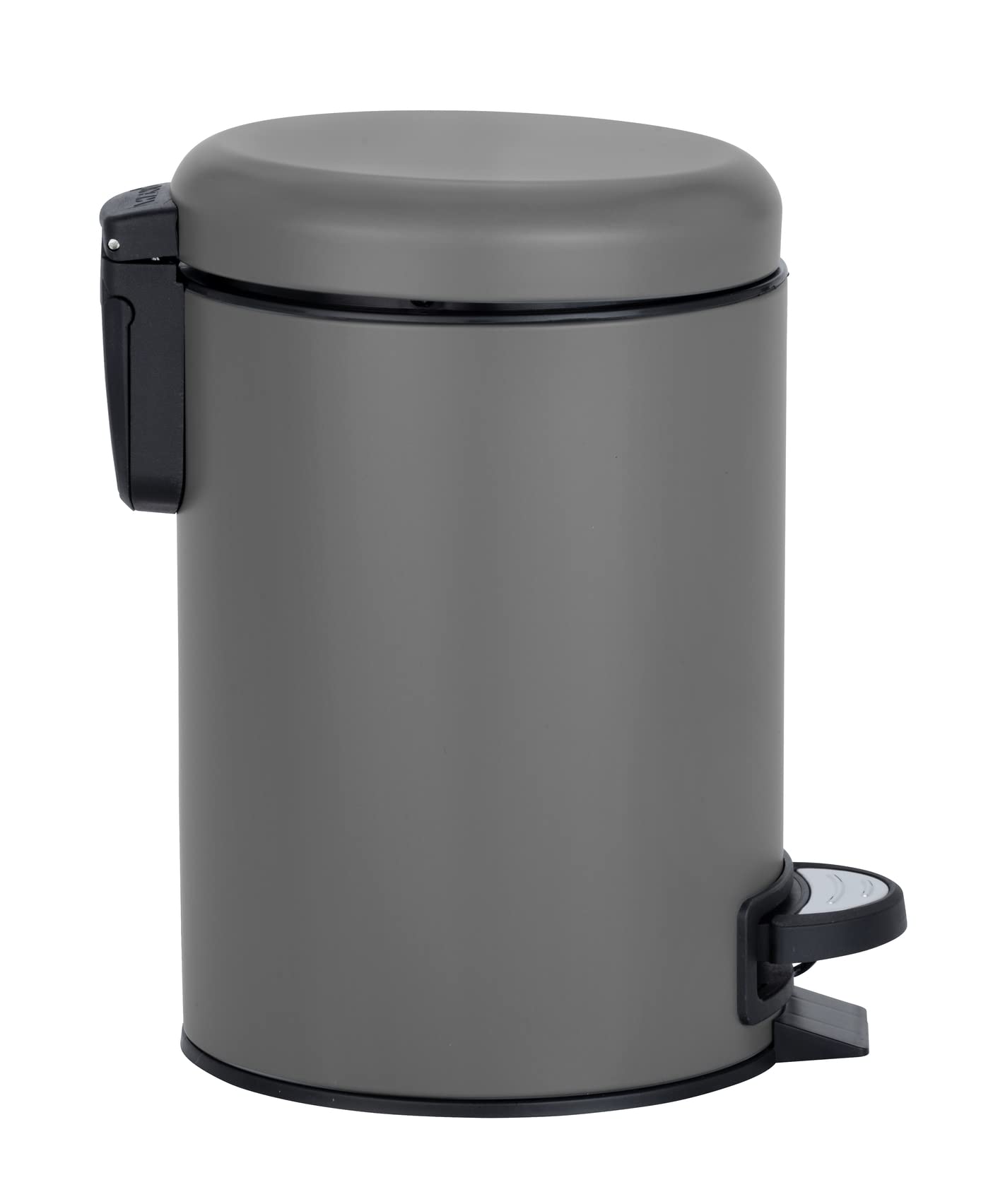 WENKO Leman Cosmetic Pedal Bin Matte Gold 3 L – Cosmetic Bin, Rubbish Bin with Anti-Fingerprint Capacity: 3 litres, stainless steel, 17 x 25 x 22.5 cm, gold