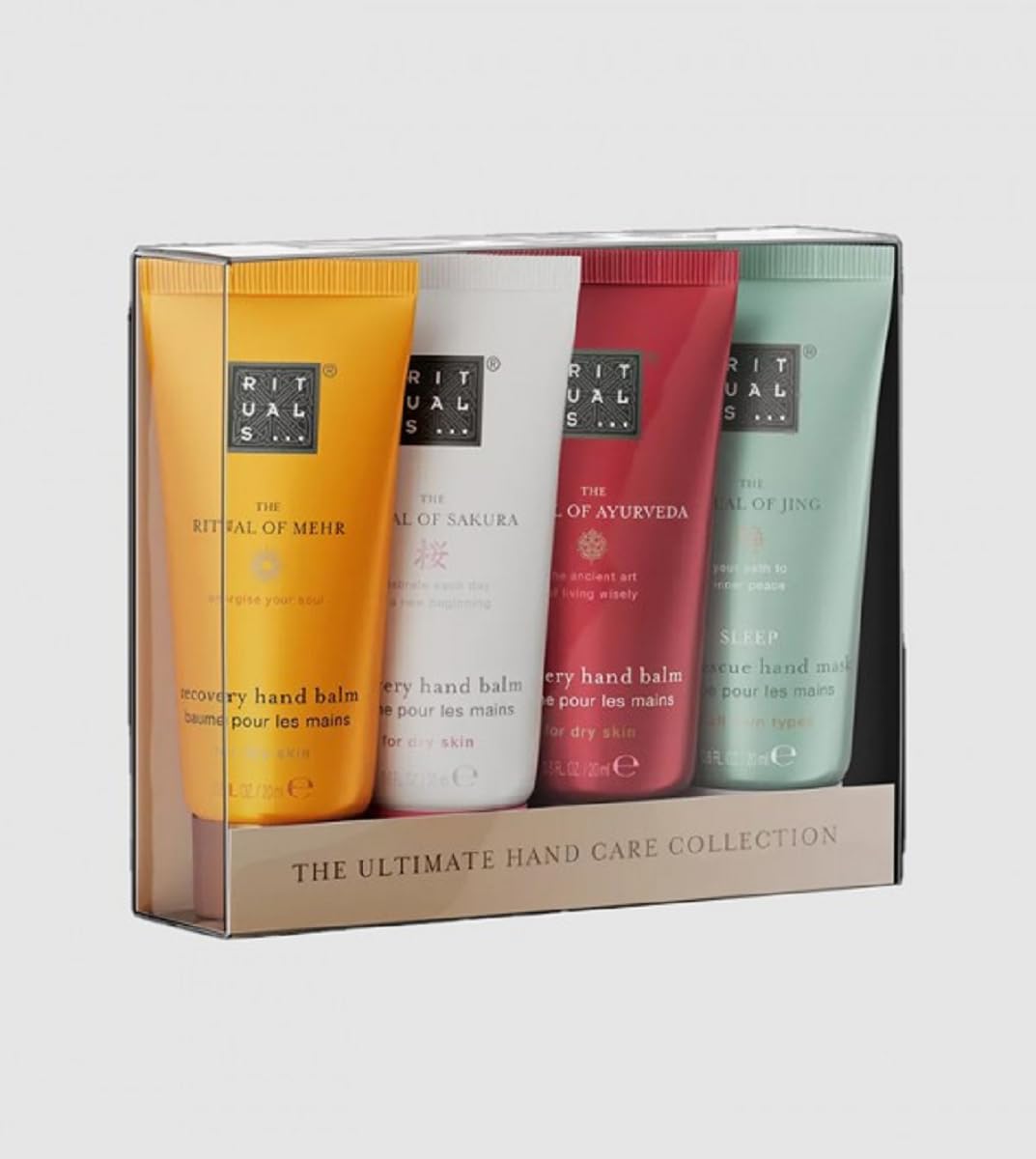 RITUALS The Ultimate Hand Care Collection More Sakura, Ayurveda, Jing 4 x 20ml Gift Set