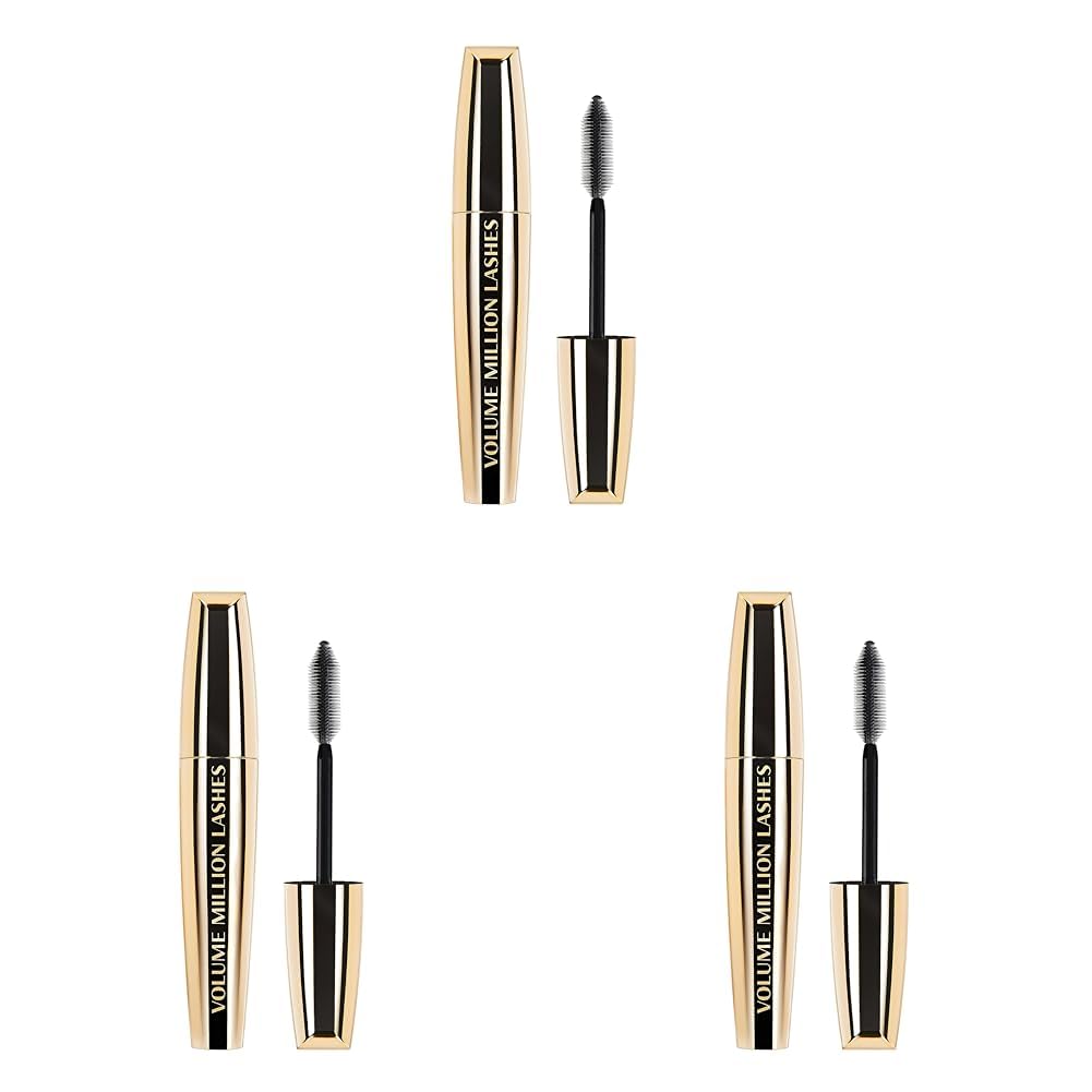 L'Oréal Paris Mascara, Wimperntusche für extra Definition und extra Volumen, Black (Schwarz), 1 x 10,7 ml