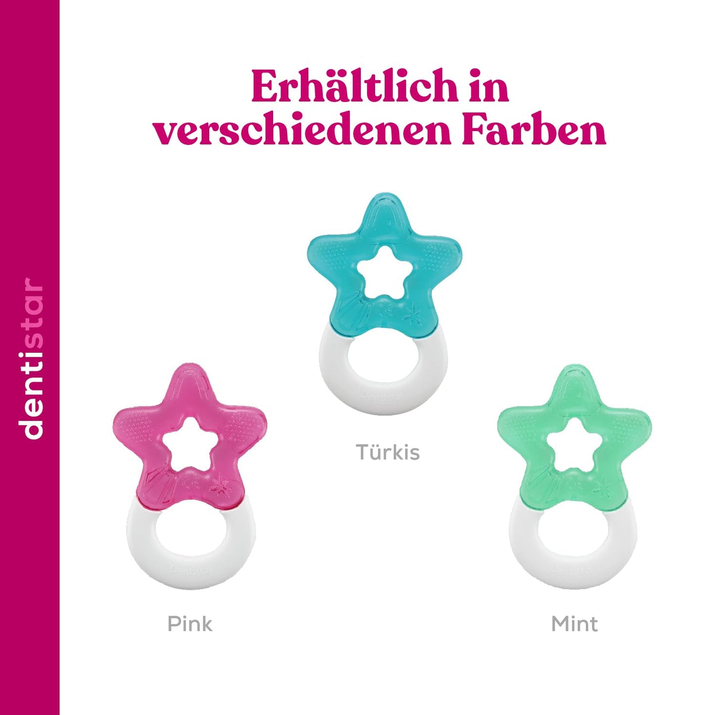 Schnuller - Teething Ring Baby from 3 Months - Cooling Teething