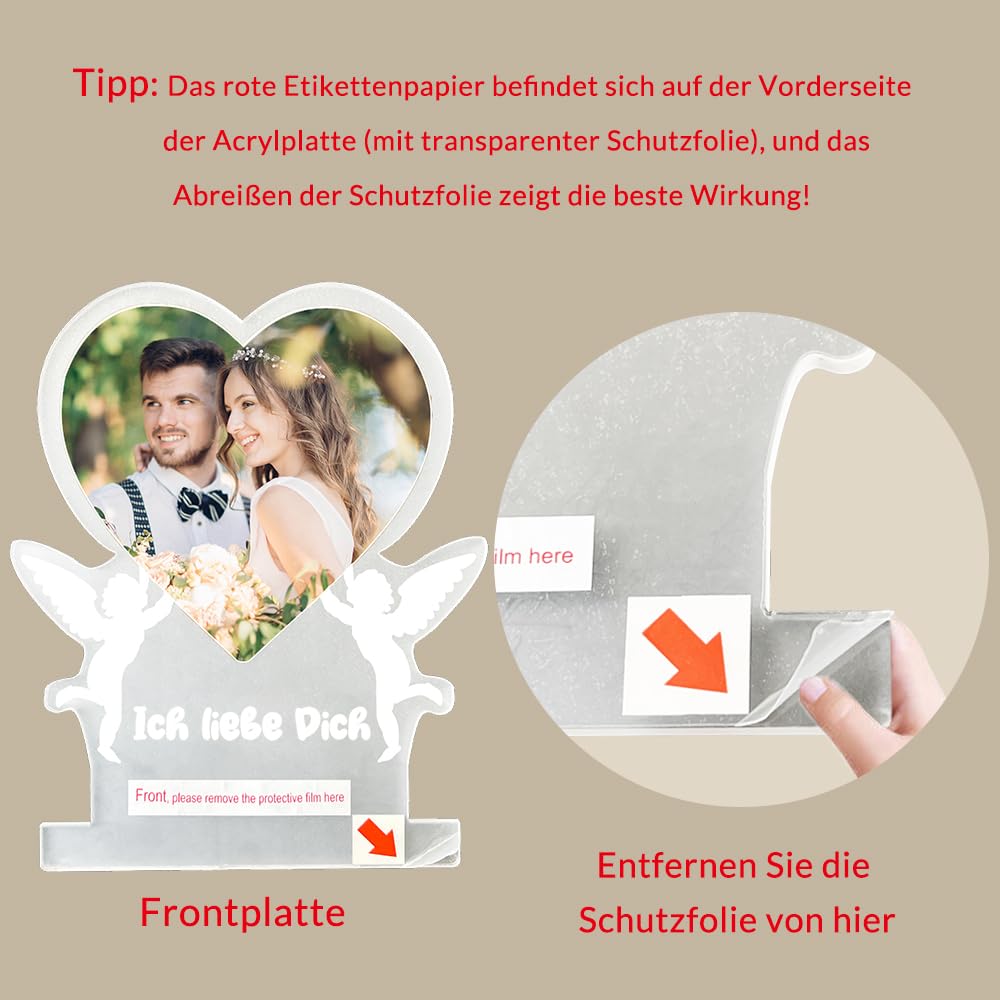 Personalisierte Geschenke, Personalisierte Bilderrahmen mit Foto, Personalisierte Jahrestag Geburtstagsgeschenk
