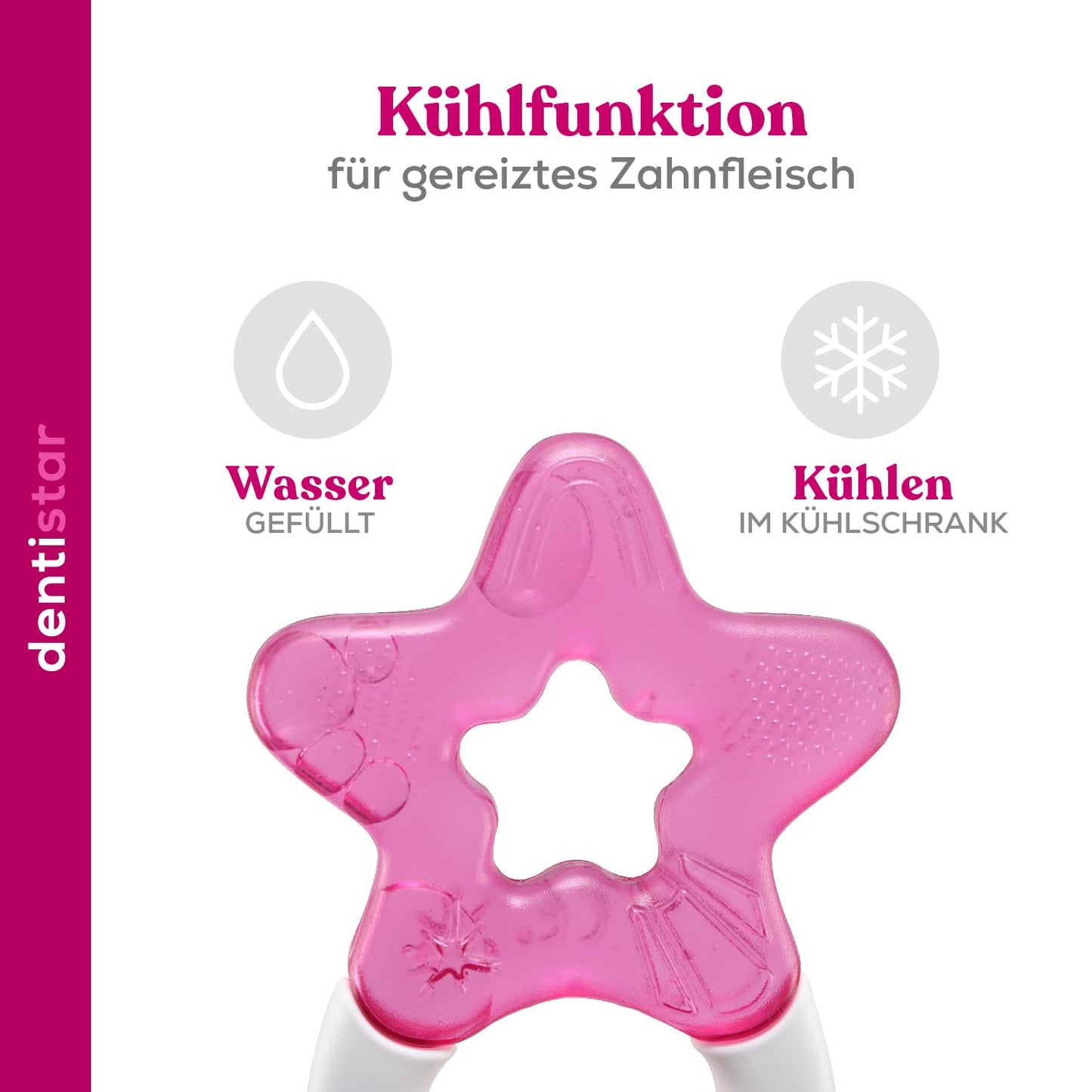 Schnuller - Teething Ring Baby from 3 Months - Cooling Teething