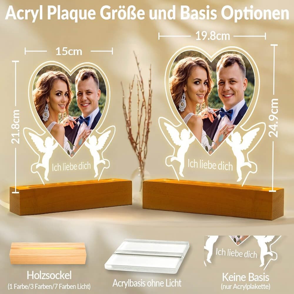 Personalisierte Geschenke für Freundin, Personalisierte Bilderrahmen mit Foto, Personalisierter Bilderrahmen mit Bild