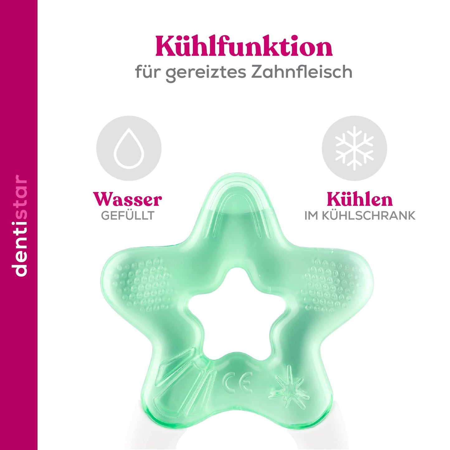 Schnuller - Teething Ring Baby from 3 Months - Cooling Teething