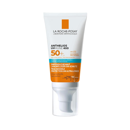 La Roche Posay ANTHELIOS Hydrating Cream UVMune 40 for Dry and Sensitive Skin and Sun Allergy, SPF 50+, 50 ml