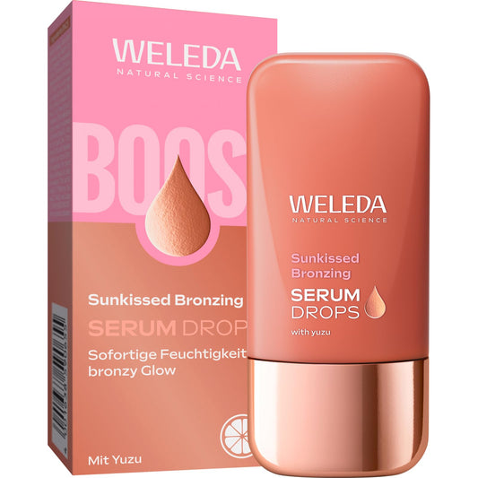 Weleda Organic Skin Food Glow Serum Drops - Natural Cosmetics Booster Drops with Licorice & Light-Reflecting Pigments for Radiant Complexion & Against Pigment Spots