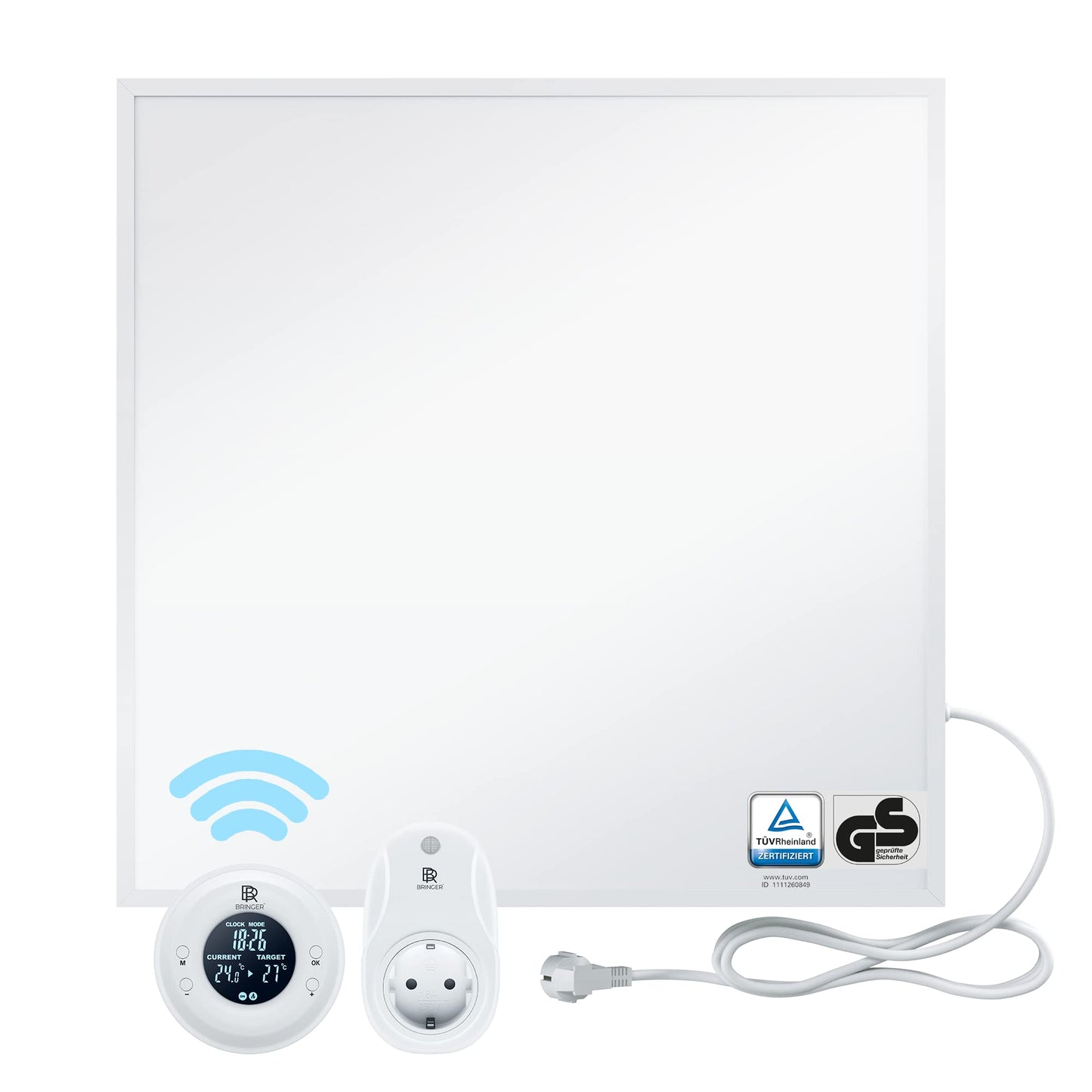 BR Bringer Infrared Heater, 600 watt, Infrared Electric Heater, Energy-Saving, TÜV GS, German Quality Brand