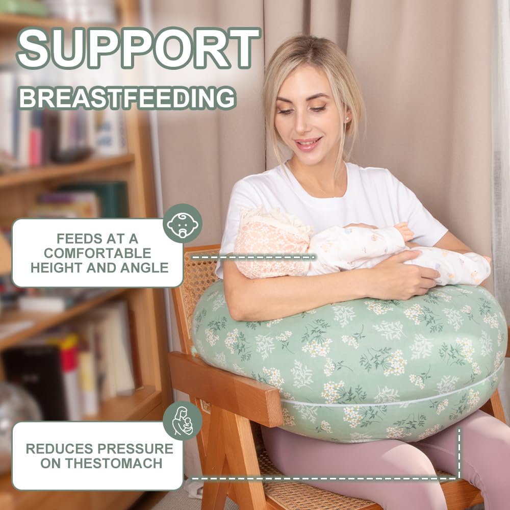 Chilling Home 2-in-1 Nursing Pillow, XXL Pregnancy Pillow, Side Sleeper Pillow for Baby, Pregnancy Pillow