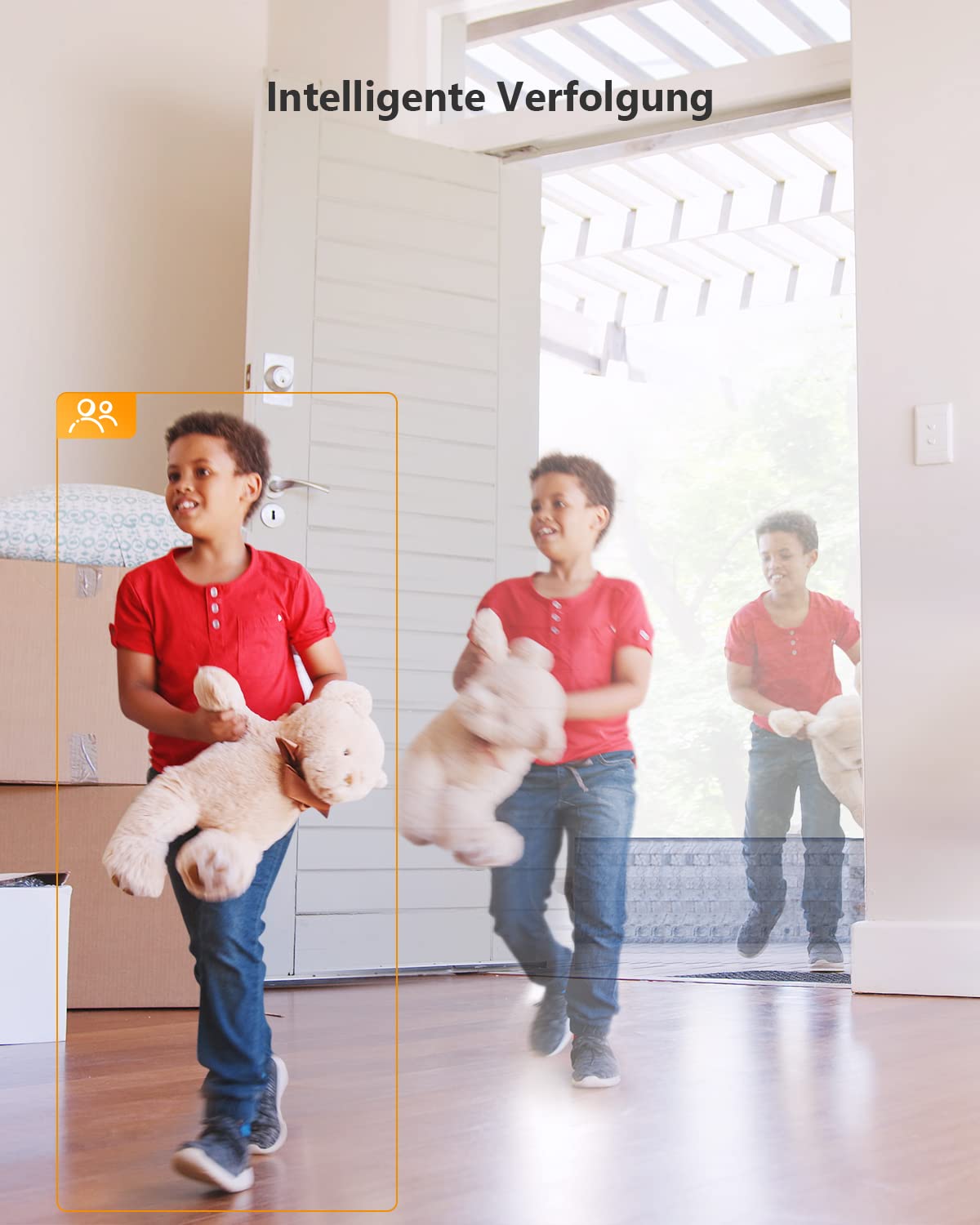 2K Überwachungskamera Innen 355°/70°, 3MP WLAN Kamera Indoor