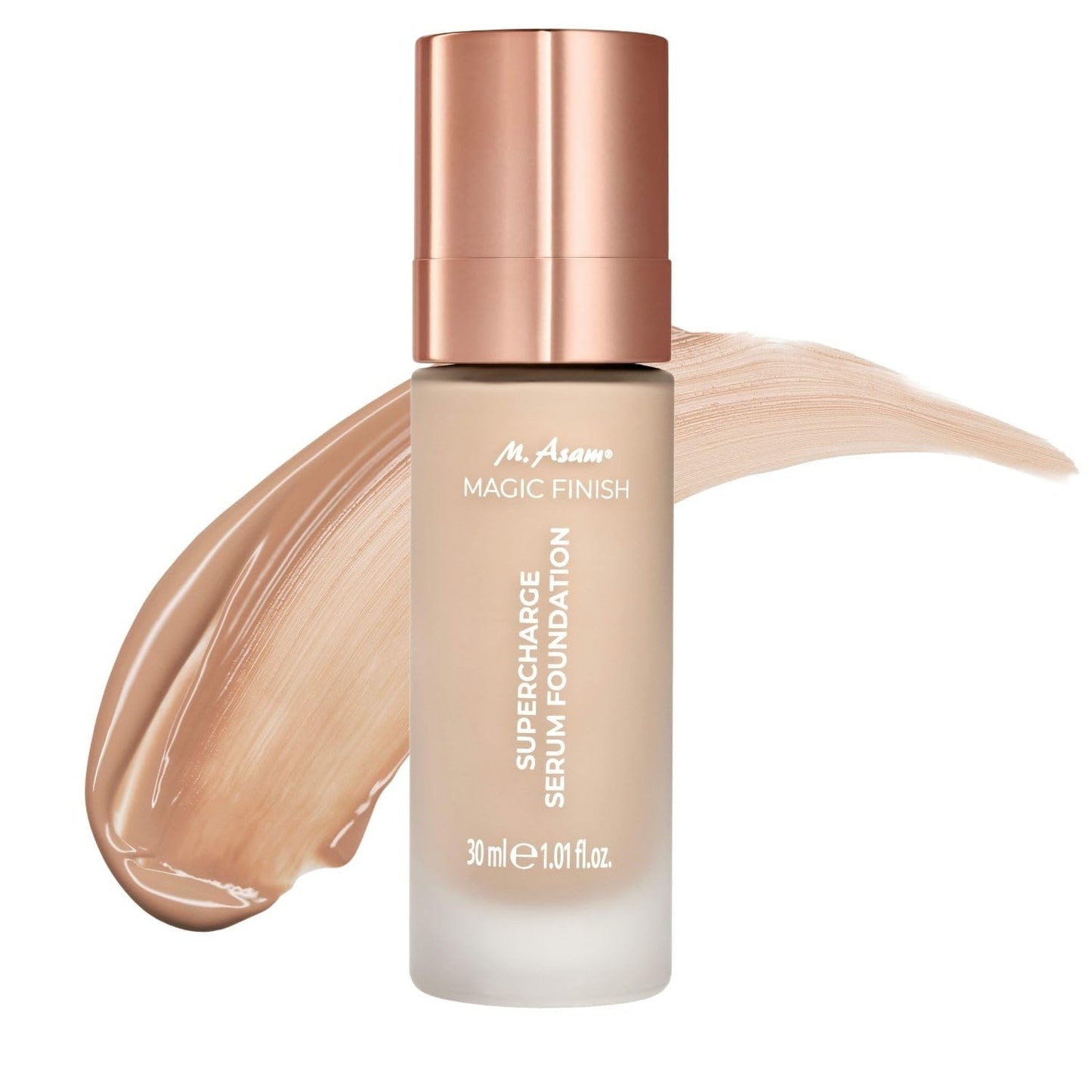 MAGIC FINISH Supercharge Serum Foundation Creamy Nude – Feuchtigkeit spendende Foundation & straffendes Gesichtsserum in Einem, Anti-Aging Make-up