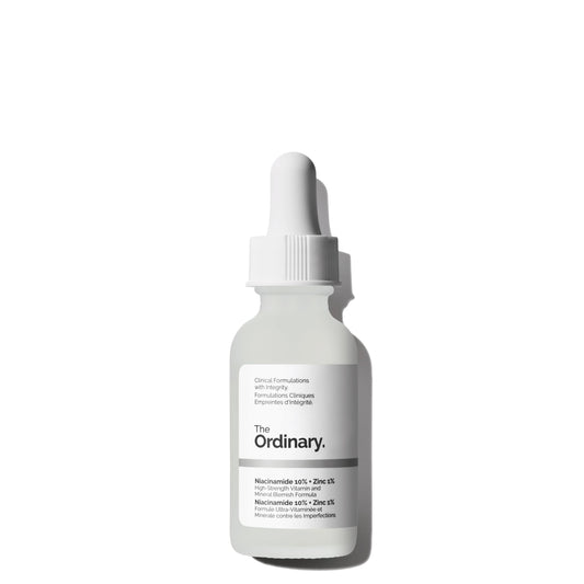 The Ordinary Niacinamide 10% + Zinc 1%, Aufhellendes und glättendes Serum für zu Unreinheiten neigende Haut, 30ml