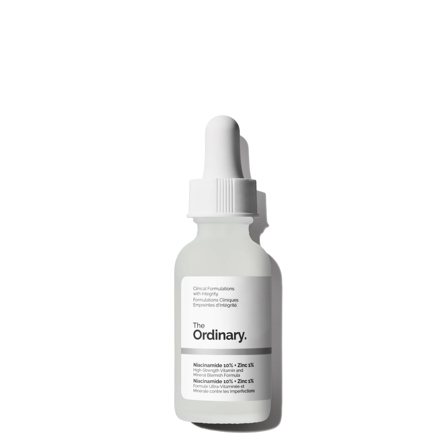The Ordinary Niacinamide 10% + Zinc 1%, Aufhellendes und glättendes Serum für zu Unreinheiten neigende Haut, 30ml
