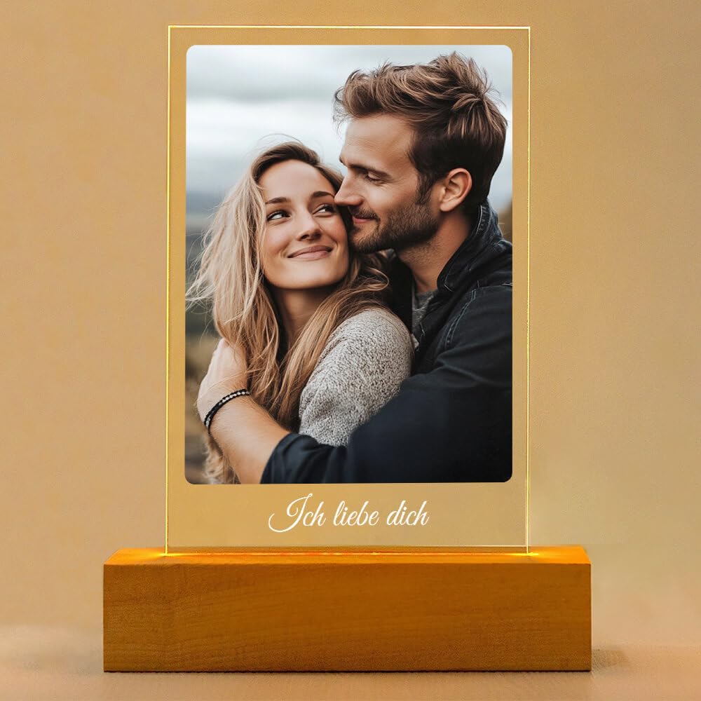 Personalisierte Geschenke für Freundin, Personalisierte Bilderrahmen mit Foto, Personalisierter Bilderrahmen mit Bild