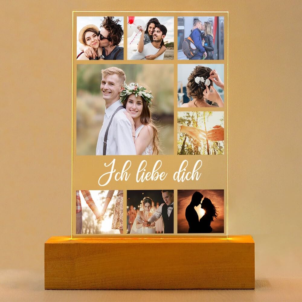 Personalisierte Geschenke für Freundin, Personalisierte Bilderrahmen mit Foto, Personalisierter Bilderrahmen mit Bild