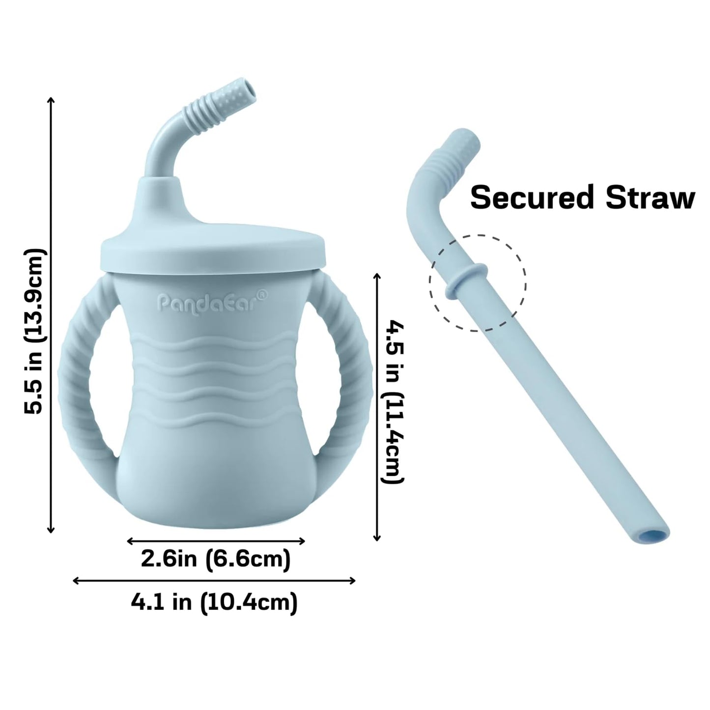 PandaEar Silikon Baby Geschirrset | 9-teiliges Kinder Geschirrset #