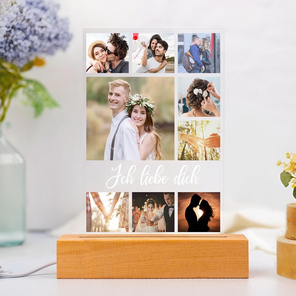 Personalisierte Geschenke für Freundin, Personalisierte Bilderrahmen mit Foto, Personalisierter Bilderrahmen mit Bild