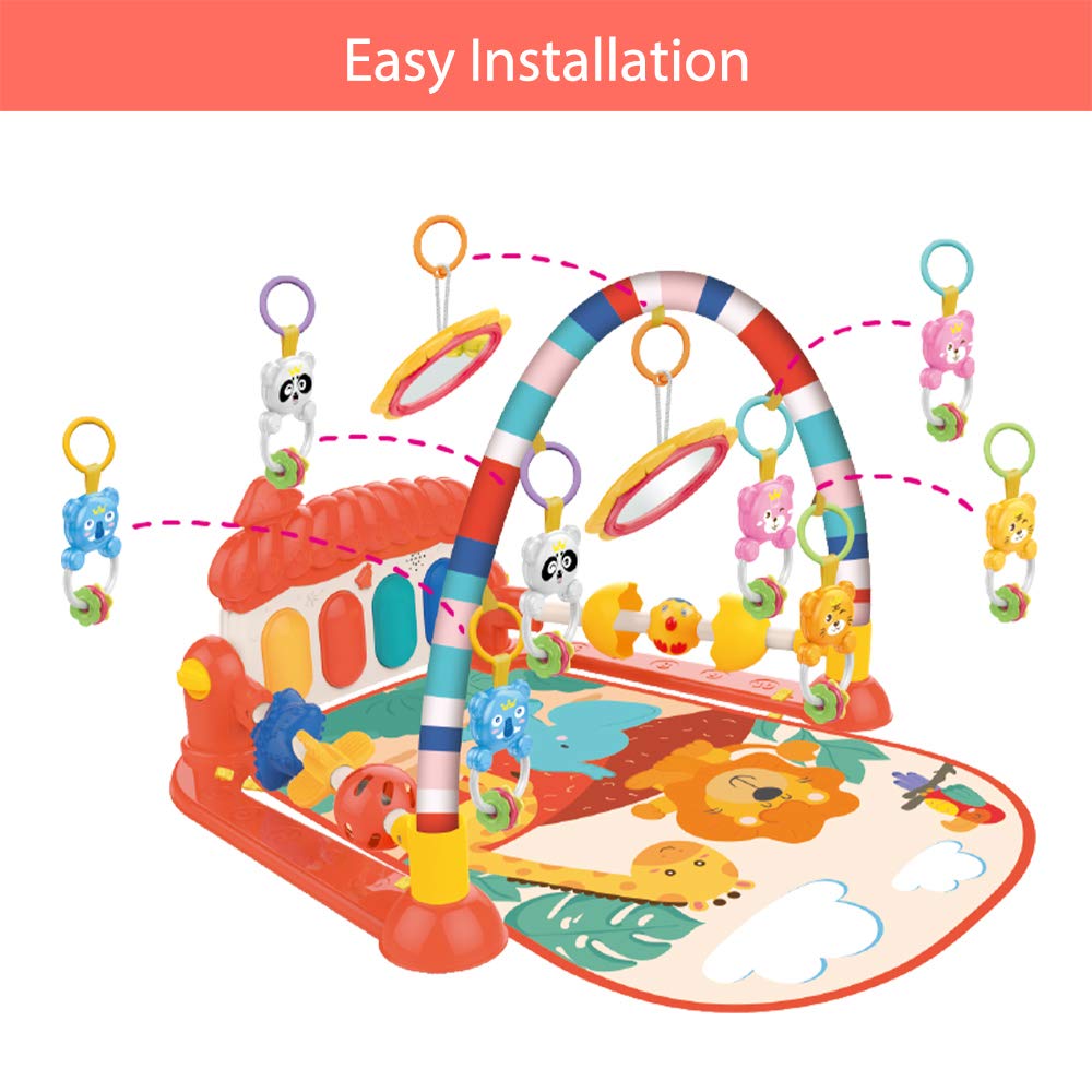 Eners Baby Spielbogen Baby Spieldecke mit Musik & Lichtern