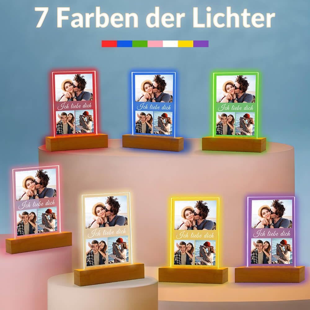Personalisierte Geschenke für Freundin, Personalisierte Bilderrahmen mit Foto, Personalisierter Bilderrahmen mit Bild