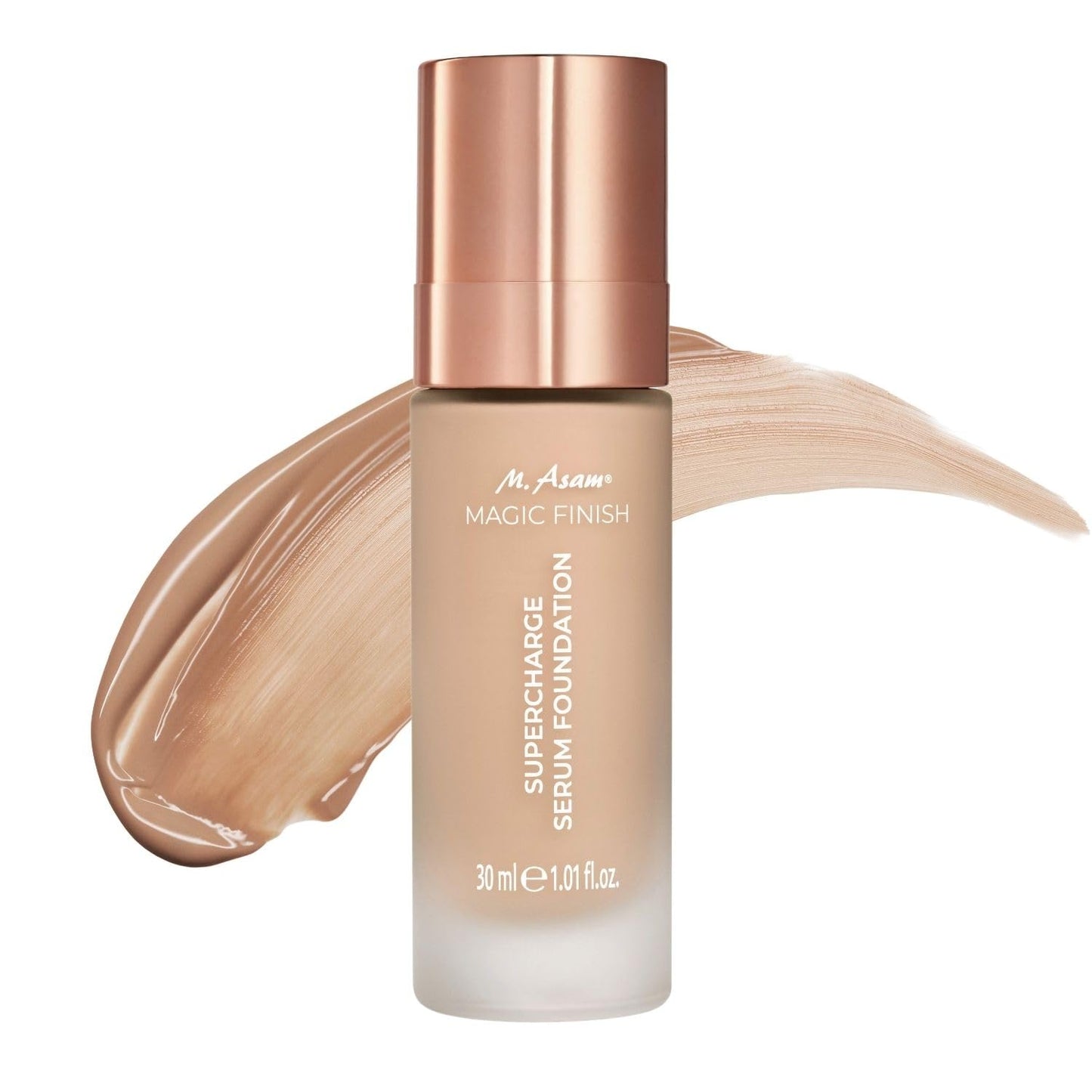 MAGIC FINISH Supercharge Serum Foundation Creamy Nude – Feuchtigkeit spendende Foundation & straffendes Gesichtsserum in Einem, Anti-Aging Make-up