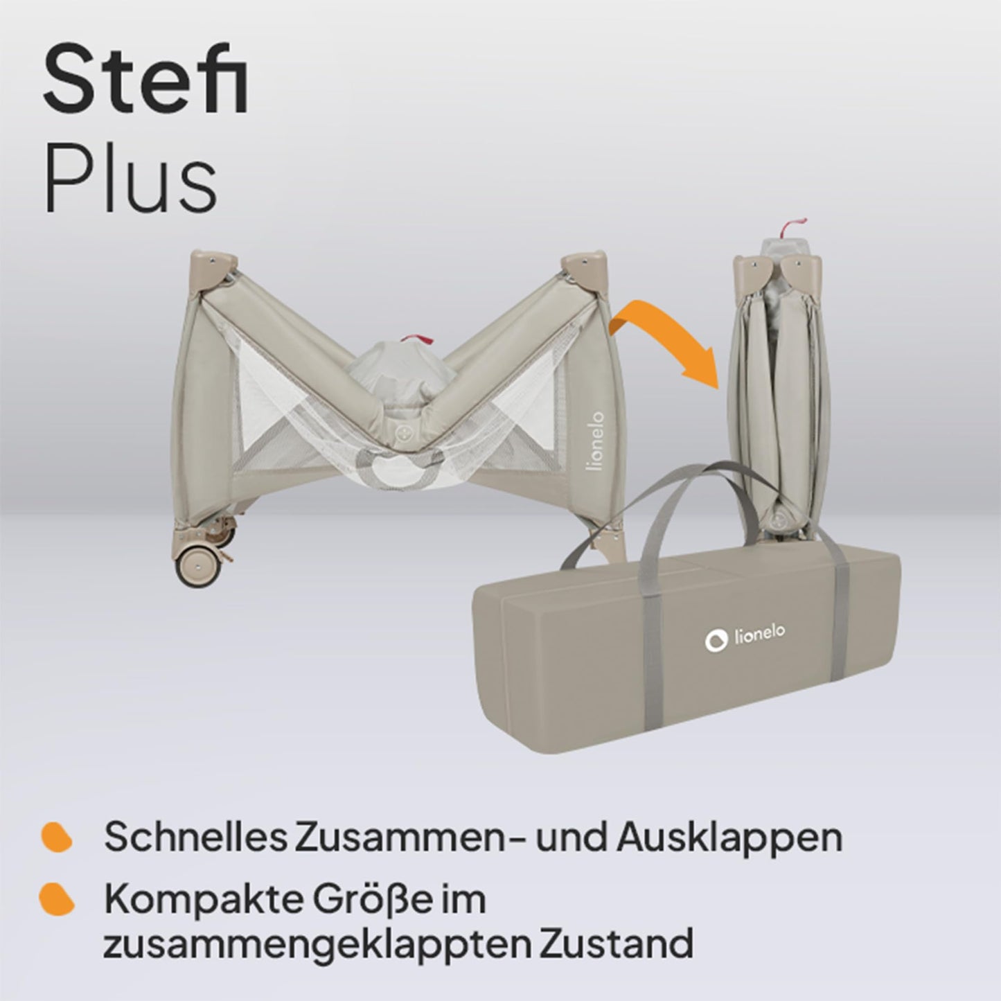 Reisebett bis 15 kg Babybett Kinderreisebett mit Matratze Seitlicher Eingang mit Reißverschluss