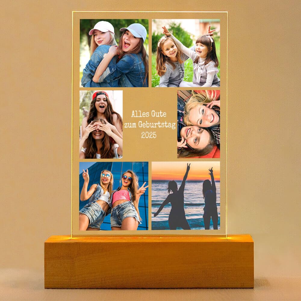 Personalisierte Geschenke für Freundin, Personalisierte Bilderrahmen mit Foto, Personalisierter Bilderrahmen mit Bild
