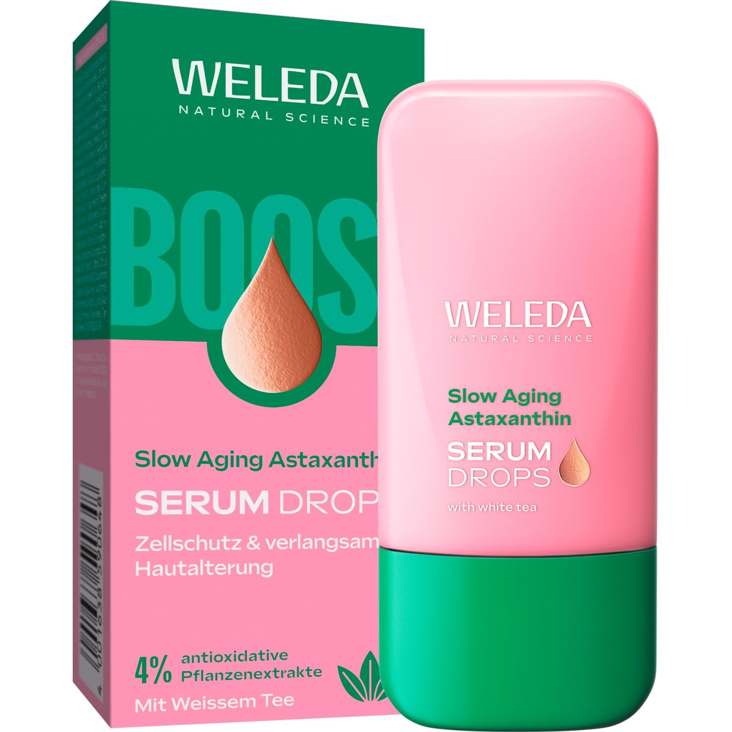 Weleda Organic Skin Food Glow Serum Drops - Natural Cosmetics Booster Drops with Licorice & Light-Reflecting Pigments for Radiant Complexion & Against Pigment Spots
