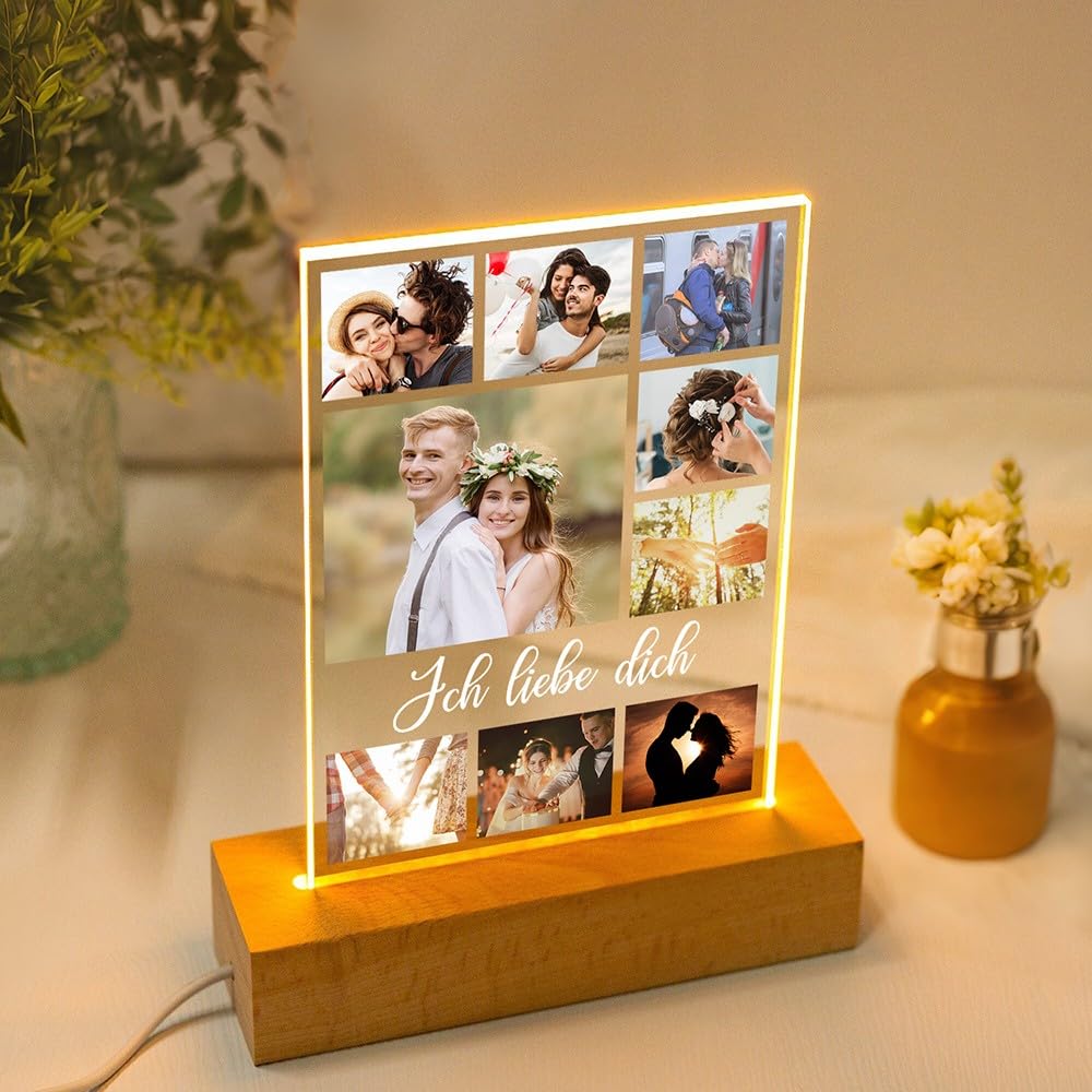 Personalisierte Geschenke für Freundin, Personalisierte Bilderrahmen mit Foto, Personalisierter Bilderrahmen mit Bild