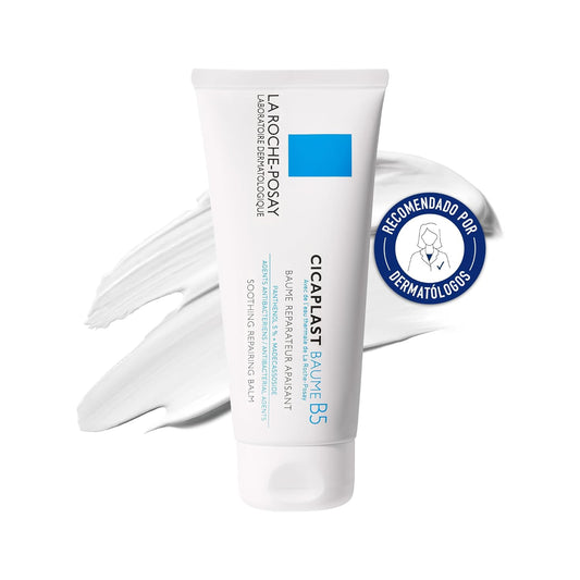 La Roche Posay Repairing Cream for Body, Face and Lips, for Sensitive Skin, with Dexpanthenol and Tribioma, Reduces Tension and Redness, Cicaplast Baume B5+, 100 ml
