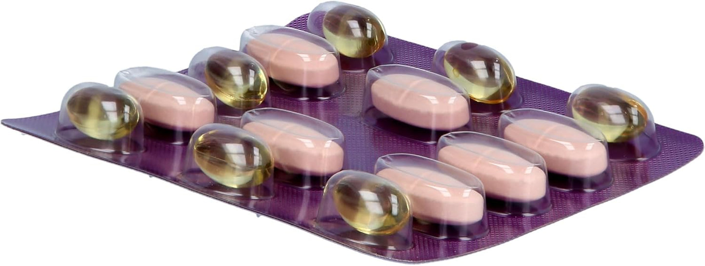 Femibion 3 Stillzeit, Tägliches Nahrungsergänzung für die Laktation, Mit Cholin, DHA, Folsäure, Metafolin, 8-Wochen-Pack, 2 x 56 Stück