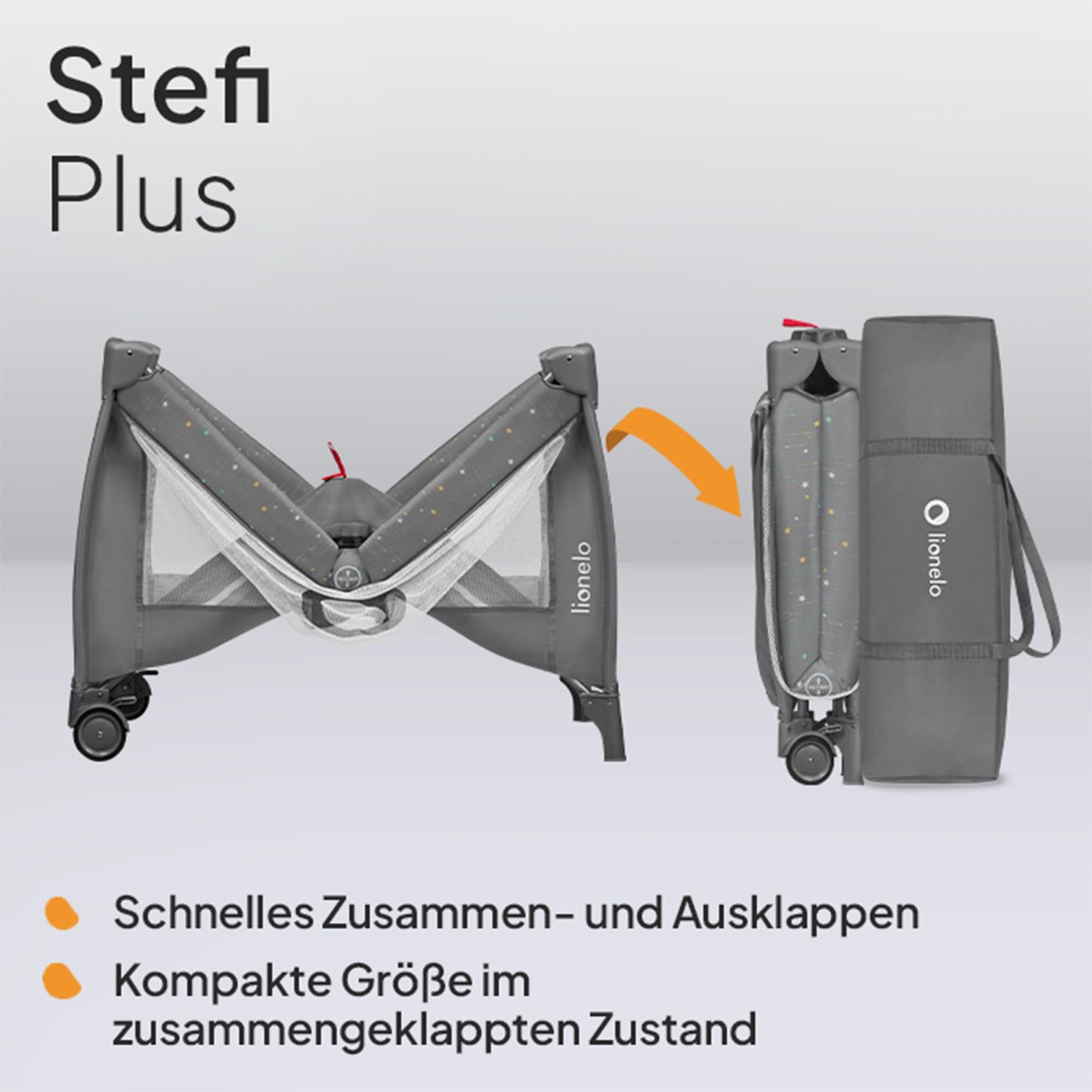 Reisebett bis 15 kg Babybett Kinderreisebett mit Matratze Seitlicher Eingang mit Reißverschluss