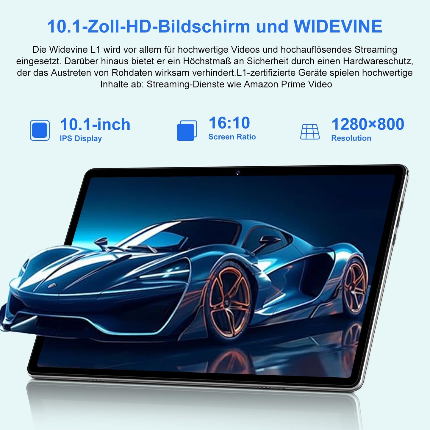 Tablet 11 Zoll Android mit, 24GB RAM 256GB ROM TF 1TB, Octa-Core, GMS, 5G WiFi 6, Bluetooth 5.0