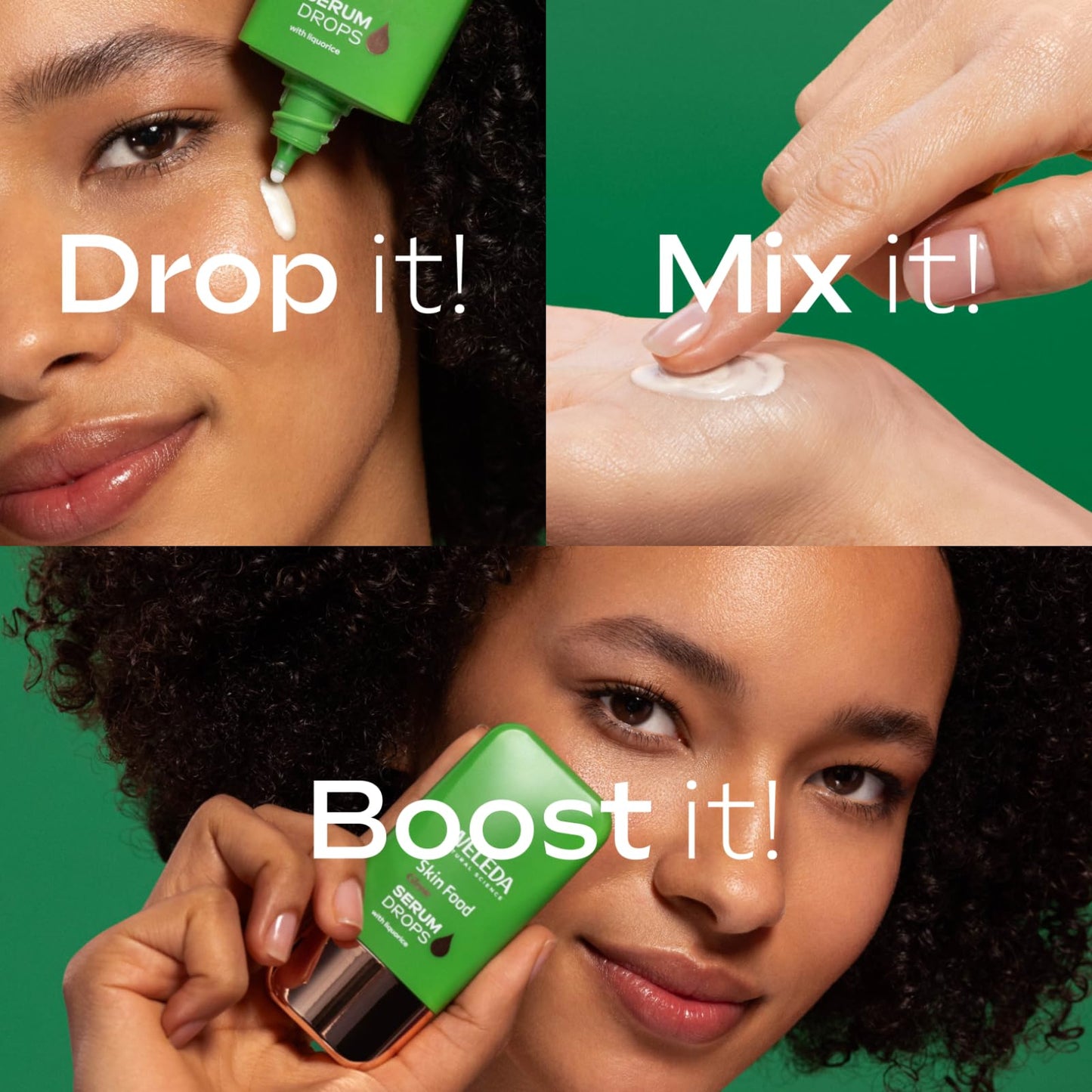 Weleda Organic Skin Food Glow Serum Drops - Natural Cosmetics Booster Drops with Licorice & Light-Reflecting Pigments for Radiant Complexion & Against Pigment Spots