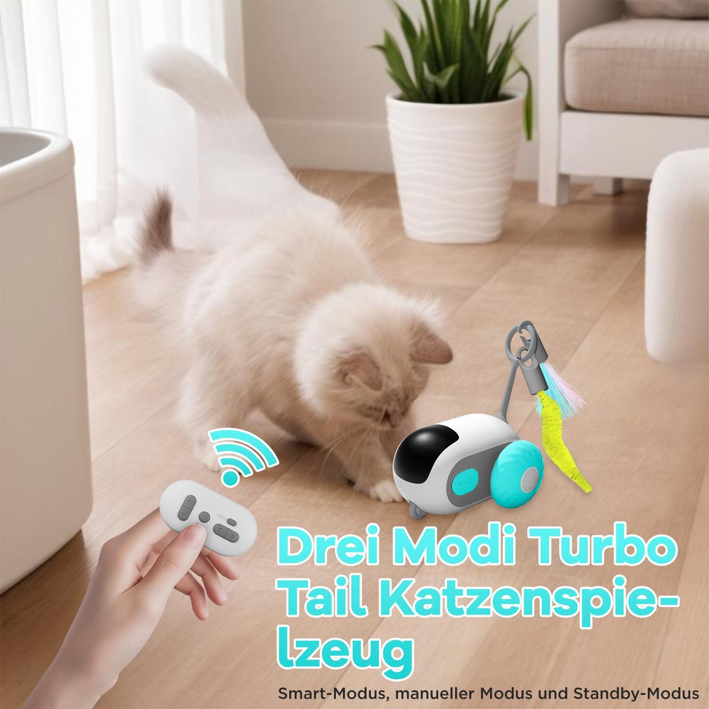 Cat Toy Intelligent Remote Controlled Electric Interactive