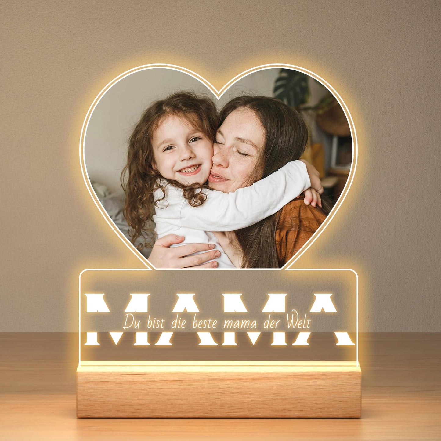 Personalised Christmas Gifts for Women & Men, Personalised Picture Frame with Photo, Photo Gifts Personalised for Him Her, Personalised Gifts