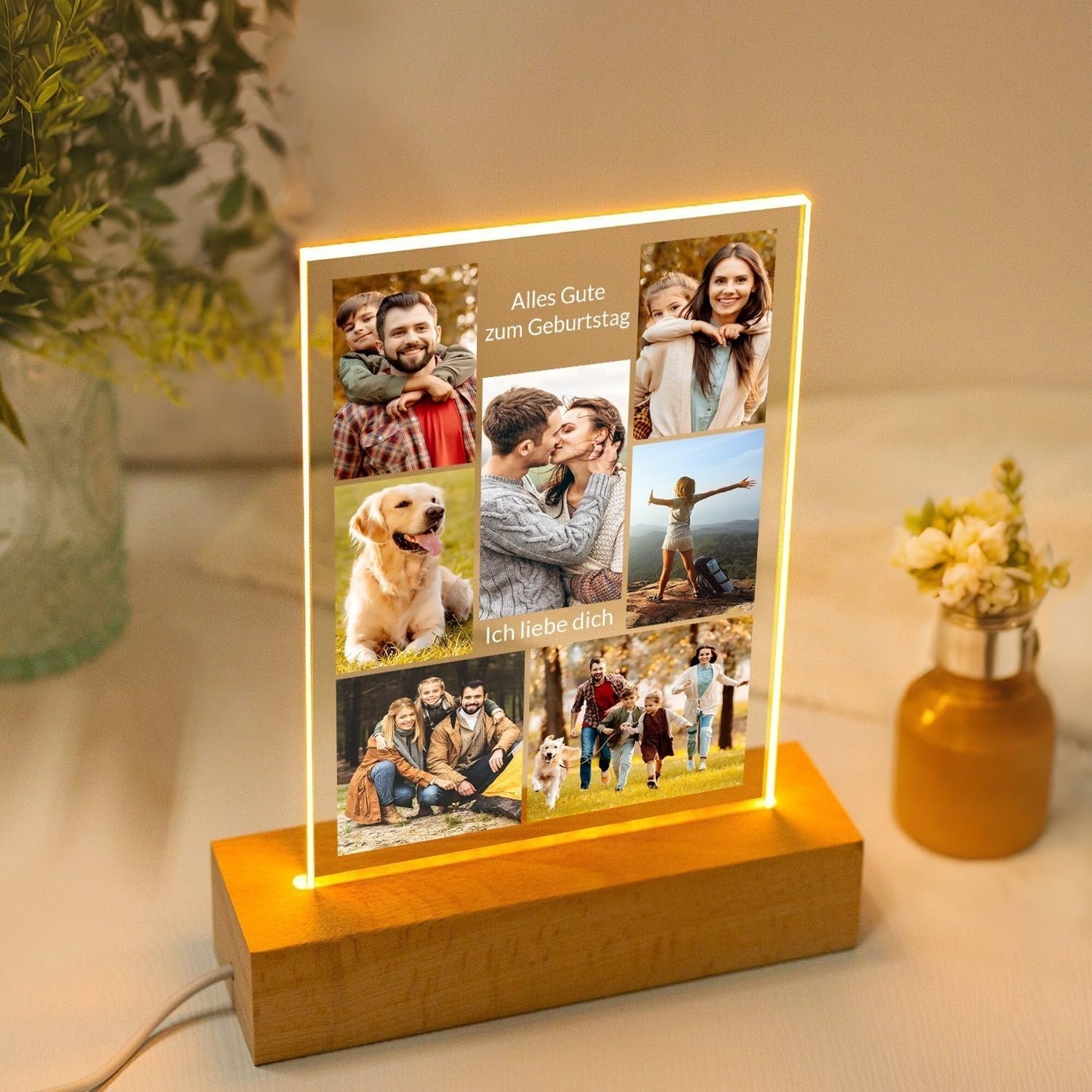 Personalisierte Geschenke für Freundin, Personalisierte Bilderrahmen mit Foto, Personalisierter Bilderrahmen mit Bild