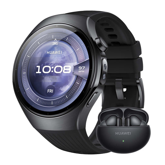 HUAWEI Watch 5 Smartwatch Men Women, Health Glance, 5ATM Waterproof, GPS, SpO2 at Fingertip, Compatible with Android™ & iOS, Sapphire Glass, 42 mm, White